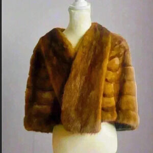 Vintage Mink Stole Wrap
